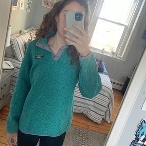 LL Bean Blue Pullover